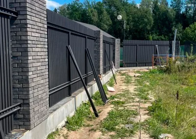 Минеральный кирпич Wandermode Armschwung AZ130L85 Schwarzbraun рядовой 440x52x85 мм 4