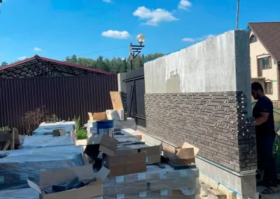 Минеральный кирпич Wandermode Armschwung AZ130L85 Schwarzbraun рядовой 440x52x85 мм 5