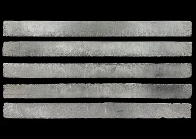 Минеральный кирпич Wandermode Kosmische KZ020R100 Aschgrau рядовой 500x40x100 мм 2