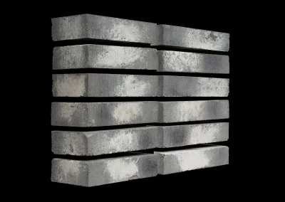 Минеральный кирпич Wandermode Kosmische KZ030DF115 Weibe Asche рядовой 240x50x115 мм 3