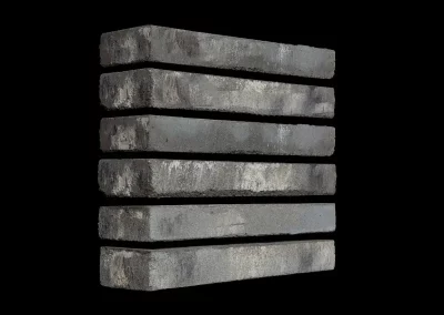 Минеральный кирпич Wandermode Kosmische KZ030L100 Weibe Asche рядовой 440x52x100 мм 3