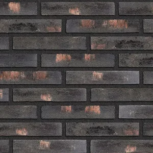 Минеральный кирпич Wandermode Kosmische KZ090LDF85 Schwarzes Feuer рядовой 290x50x85 мм