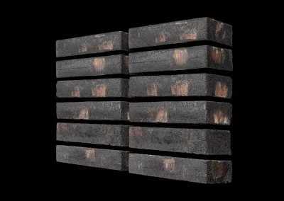 Минеральный кирпич Wandermode Kosmische KZ090LDF90 Schwarzes Feuer рядовой 290x50x90 мм 4