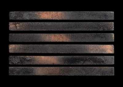 Минеральный кирпич Wandermode Kosmische KZ090R100 Schwarzes Feuer рядовой 500x40x100 мм 2