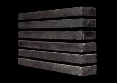 Минеральный кирпич Wandermode Kosmische KZ100R100 Schwarzer Samt рядовой 500x40x100 мм 4