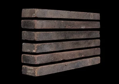 Минеральный кирпич Wandermode Kosmische KZ130R100 Schwarzbraun рядовой 500x40x100 мм 3