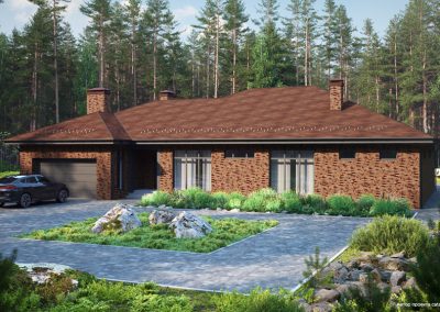 Кирпич облицовочный Plinfa Cassia 1311 с эффектом ржавчины, 300x85x50 мм 12