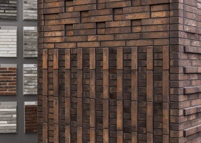 Клинкерный кирпич пустотелый Plinfa Iron 2302, 270x85x50 мм 38