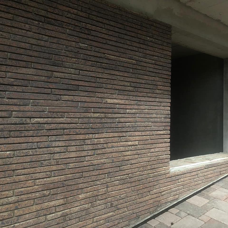 Клинкерный кирпич Сафоново ригельный Модель №10, 525x100x40 мм