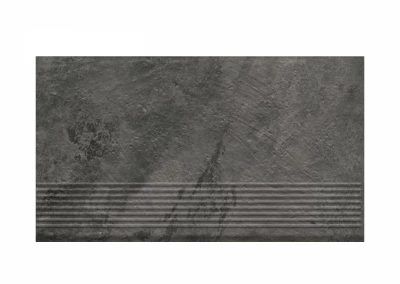 Ступень простая структурная с насечками Paradyz Ardis Dark 300x600x8,5 мм 2