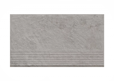 Ступень простая структурная с насечками Paradyz Carrizo Grey 300x600x8,5 мм 2