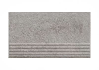 Ступень простая структурная с насечками Paradyz Carrizo Grey 300x600x8,5 мм 3