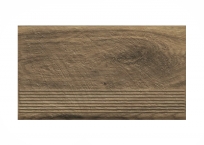 Ступень простая структурная с насечками Paradyz Carrizo Wood 300x600x8,5 мм 3