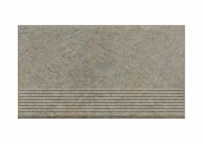 Ступень простая структурная с насечками Paradyz Eremite Taupe 300x600x8,5 мм 2