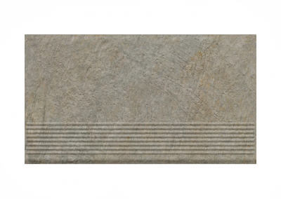 Ступень простая структурная с насечками Paradyz Eremite Taupe 300x600x8,5 мм 3